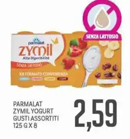 Supermercati Piccolo Parmalat zymil yogurt offerta