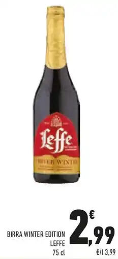Conad Birra winter edition LEFFE offerta