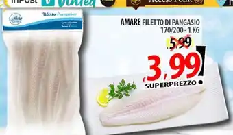 Amare filetto di pangasio 170/200