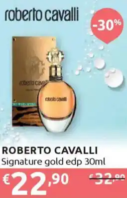 Ipersoap ROBERTO CAVALLI Signature gold edp offerta