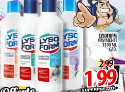 Il Genio Supermercato Lysoform pavimenti offerta