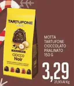 Supermercati Piccolo Motta tartufone cioccolato pralinato offerta