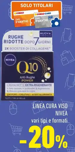 Conad Linea cura viso NIVEA offerta