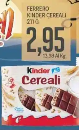 Supermercati Piccolo Ferrero kinder cereali offerta