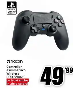 MediaWorld nacon Controller asimmetrico Wireless offerta