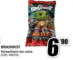 MediaWorld BRAINROT Portachiavi con carta offerta