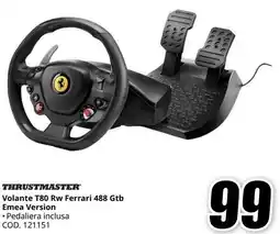 MediaWorld THRUSTMASTER Volante T80 Rw Ferrari 488 Gtb Emea Version offerta