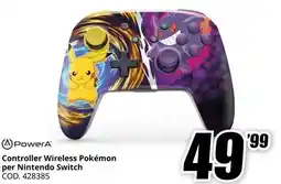 MediaWorld Controller Wireless Pokémon per Nintendo Switch offerta