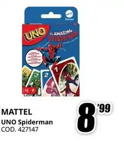 MediaWorld MATTEL UNO Spiderman offerta