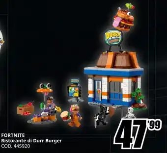 MediaWorld FORTNITE Ristorante di Durr Burger offerta