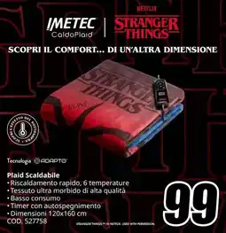 MediaWorld IMETEC Plaid Scaldabile offerta