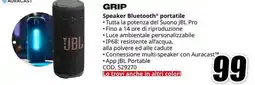 MediaWorld JBL GRIP Speaker Bluetooth portatile offerta