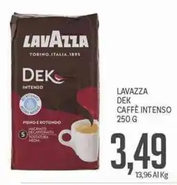 Supermercati Piccolo Lavazza dek caffè intenso offerta