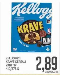 Supermercati Piccolo Kellogg's krave cereali offerta