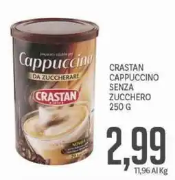 Supermercati Piccolo Crastan cappuccino senza zucchero offerta