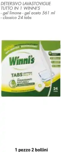 Conad Detersivo lavastoviglie tutto in 1 WINNI'S offerta