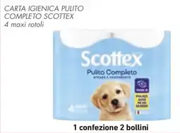 Conad Carta igienica pulito completo SCOTTEX offerta
