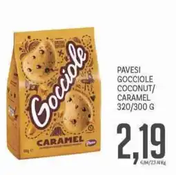Supermercati Piccolo Pavesi gocciole coconut/ caramel offerta