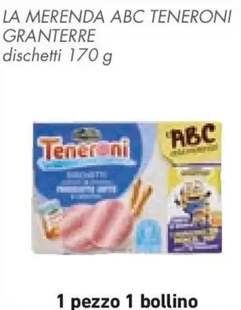 Conad La merenda abc teneroni GRANTERRE offerta