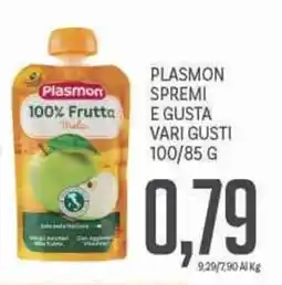 Supermercati Piccolo Plasmon spremi e gusta offerta