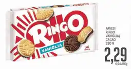 Supermercati Piccolo Pavesi ringo vaniglia/ cacao offerta