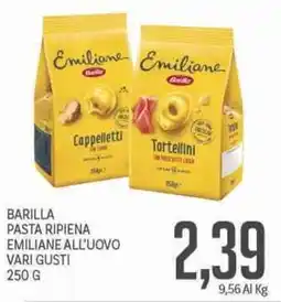 Supermercati Piccolo Barilla pasta ripiena emiliane all'uovo offerta