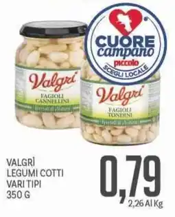 Supermercati Piccolo Valgri legumi cotti offerta