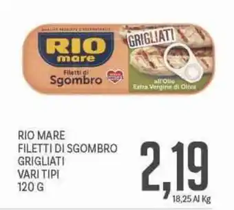 Supermercati Piccolo Rio mare filetti di sgombro grigliati offerta