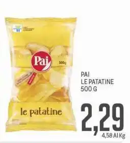 Supermercati Piccolo Pai le patatine offerta