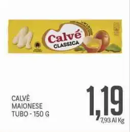 Supermercati Piccolo Calve maionese tubo offerta