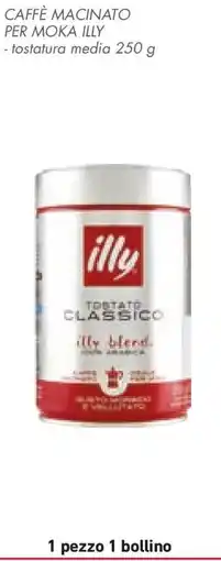 Conad Caffè macinato per moka ILLY offerta