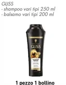 Conad GLISS shampoo e balsamo offerta
