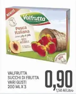 Supermercati Piccolo Valfrutta succhi di frutta offerta