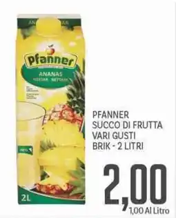 Supermercati Piccolo Pfanner succo di frutta offerta