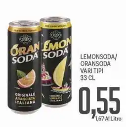 Supermercati Piccolo Lemonsoda/ oransoda offerta