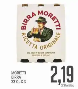 Supermercati Piccolo Moretti birra offerta