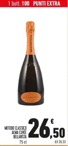 Conad Metodo classico alma cuvée BELLAVISTA offerta