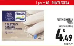 Conad Filettini di nasello FROSTA offerta