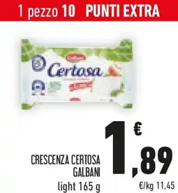 Conad Crescenza certosa galbani light offerta