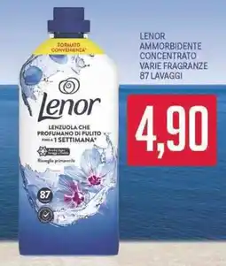 Supermercati Piccolo Lenor ammorbidente concentrato varie fragranze offerta