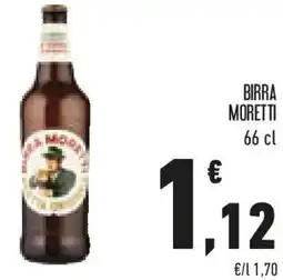 Conad Birra moretti offerta