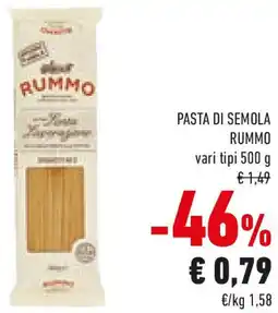 Conad Pasta di semola RUMMO offerta