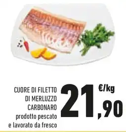 Conad Cuore di filetto di merluzzo carbonaro offerta