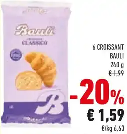 Conad 6 croissant BAULI offerta