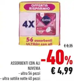 Conad Assorbenti con ali NUVENIA offerta