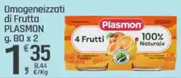 Supermercati Dok Omogeneizzati di Frutta PLASMON offerta