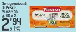 Supermercati Dok Omogeneizzati di Pesce PLASMON offerta