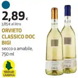 Ipercoop Orvieto classico doc bigi offerta