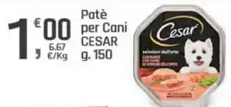 Supermercati Dok Patè per Cani CESAR offerta