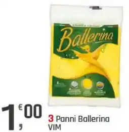 Supermercati Dok 3 Panni Ballerina VIM offerta